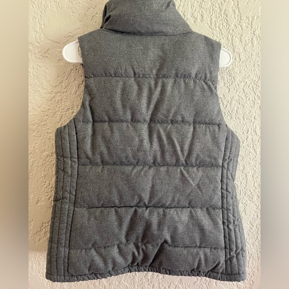 Old Navy puffy grey vest - Picture 2 of 3